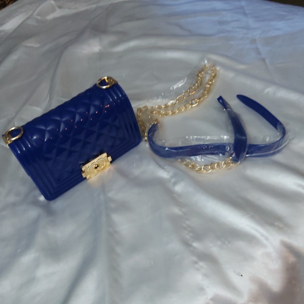 💋💐BOUTIQUE NIGHTCAP Midnight Quited purse